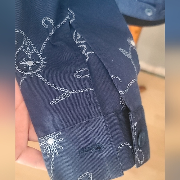 Vintage Bushwacker Embroidered Shacket Shirt Jacket with Hidden Pockets - Picture 6 of 11